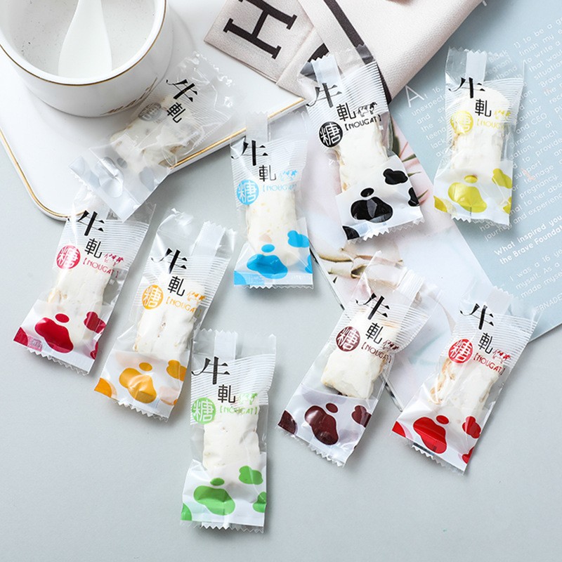Wholesale Baking Packaging Bags Nougat Packaging Boxes Wrapping Paper Candy Wrappers 200 Pieces Thick and Durable