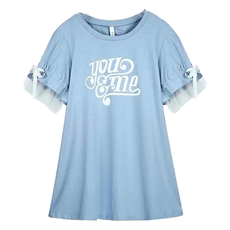 New Pregnant Women's Summer Half-sleeved T-shirt suit Korean Pregnant Women's Spring Mid-length Top dress Two-piece Set