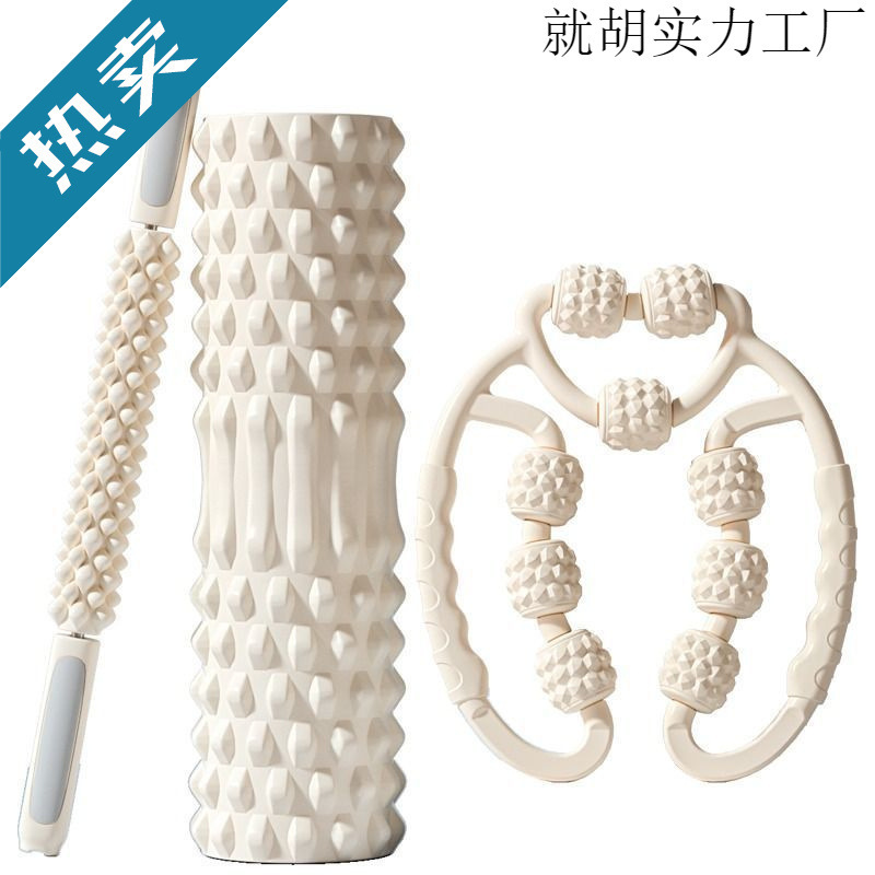 Foam roller muscle relaxation professional slimming leg mace massage roller leg roller yoga equipment Langya roller fitness