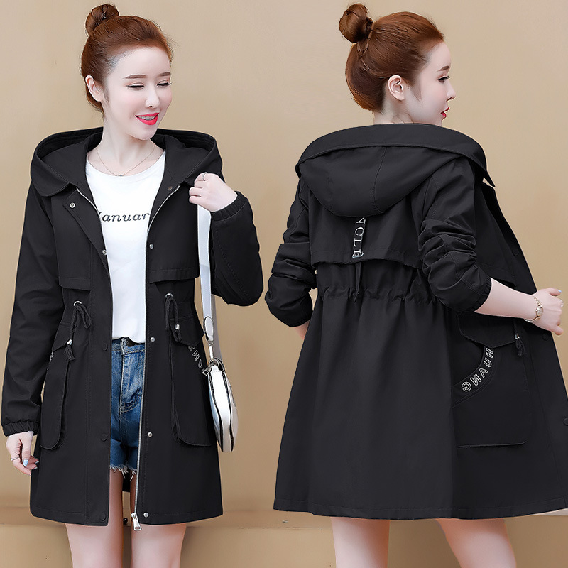 Picture of in stock Real-shot Trenchcoat Women's Mid-length 2025 Spring and Autumn New Design Sense Coat Trendy Coat for Petite