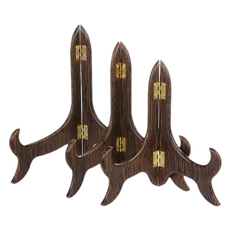 Pu'er tea shelf imitation solid wood tea cake stand seven-seed cake display stand White Tea porcelain plate disc crafts stand display stand