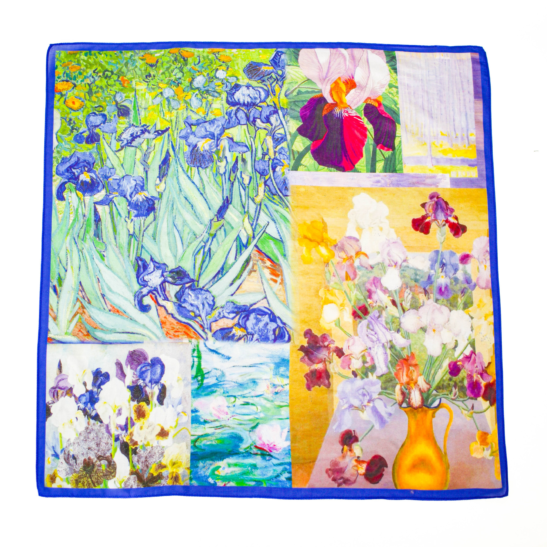 Picture of Collection New Vintage Original Artistic Mulberry Silk Silk Cotton Spinning Machine Side All-match 70 Square Scarf Elegant Shawl