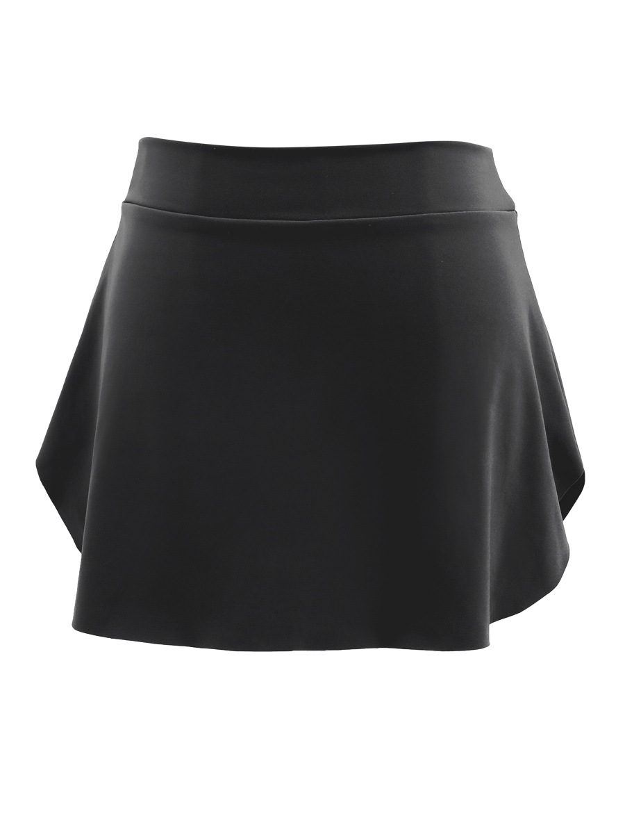 Picture of Ballet Practice Skirt Adult's Stretch Waist Skirt Teacher's Dance Skirt Practice Dress Women's Short Skirt Body Skirt
