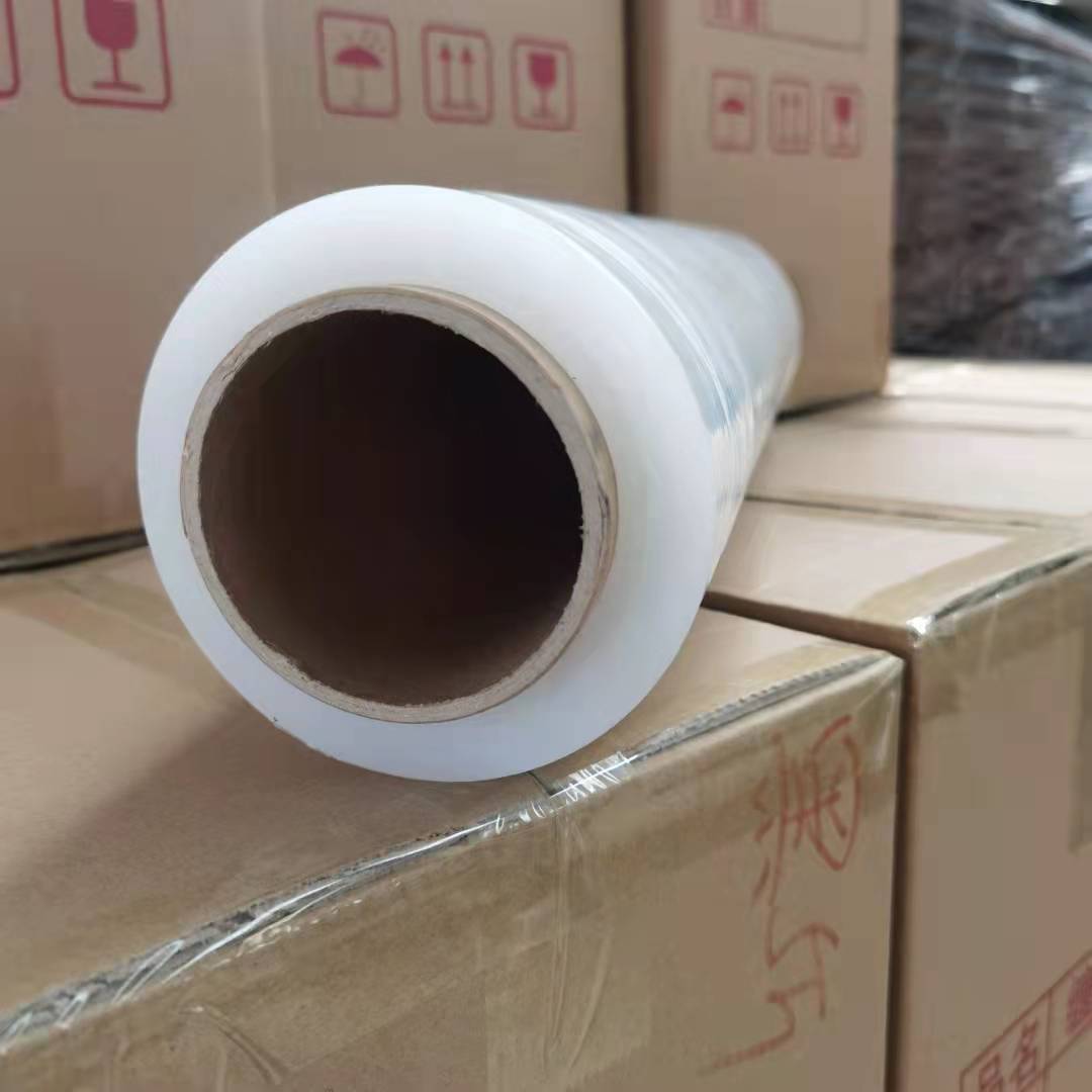 Picture of Machine wrapping film 50 wide roll tensile puncture resistant PE stretch transparent industrial packaging protection film wholesale