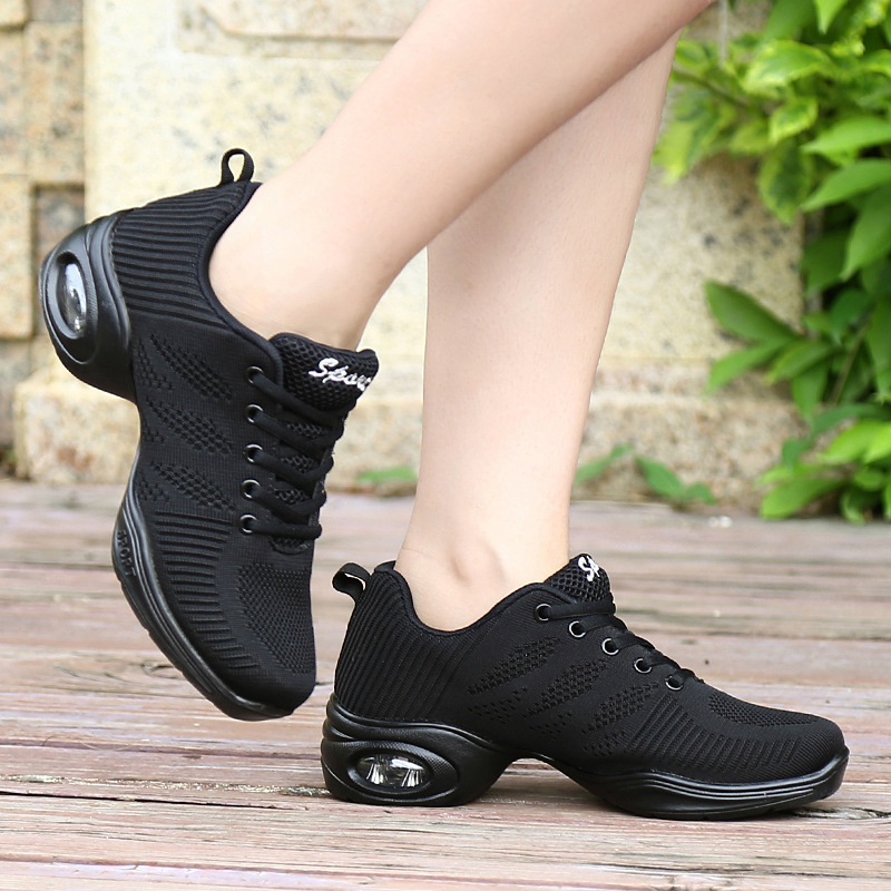 Soft Sole Modern Dance Shoes Adult 2023 New Square Dance Shoes Dance Shoes Women Spring Dance Shoes Black