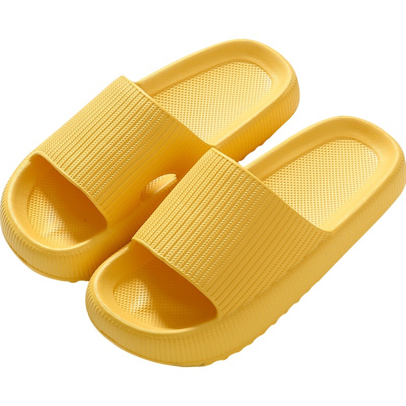 Women's Summer Slippers for Home Use, Bathroom, Bathing, Fun and Artistic Thick-Soled Home Slippers for Men, Summer Outdoor Wear, Non-Slip Slippers