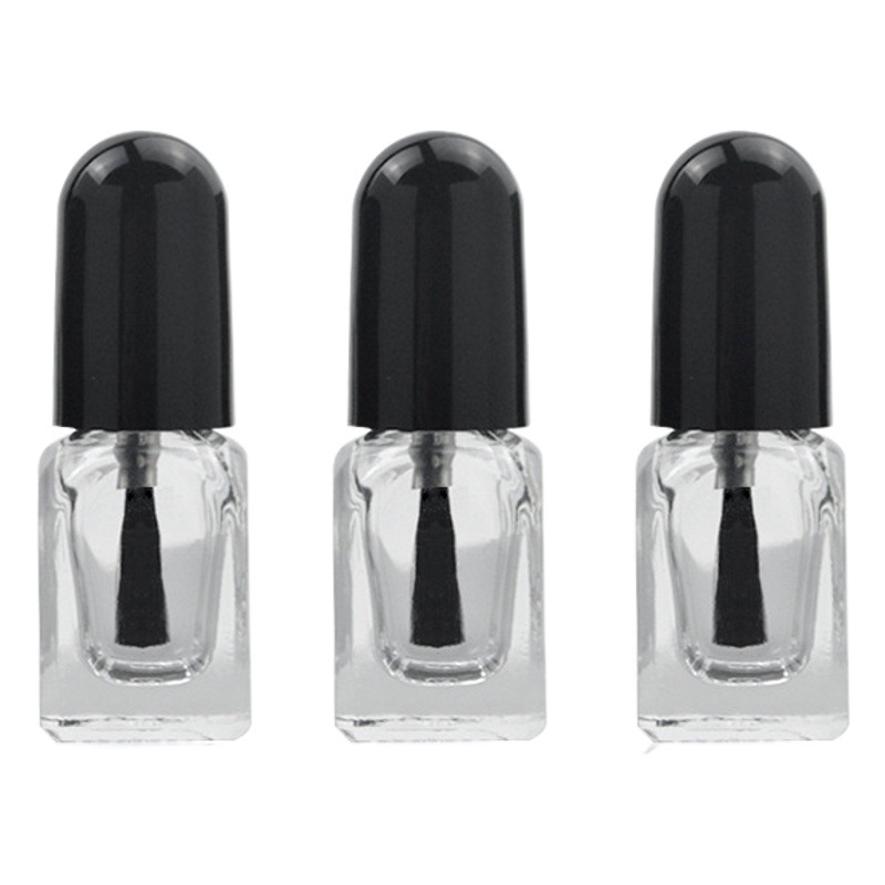 SOURCE Factory in stock nail polish sub-bottle 3ml thumb cover small capacity sub-bottle nail glass bottle