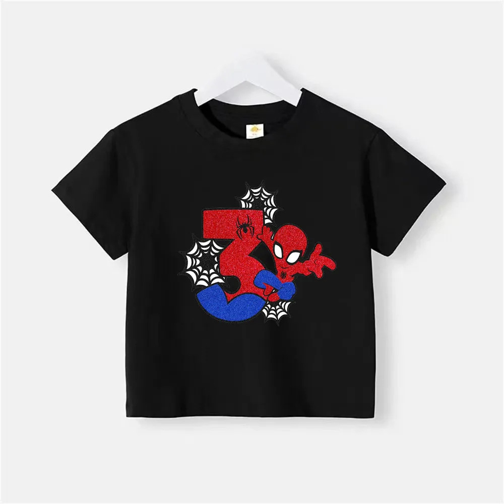 Picture of Cross-border foreign trade children's clothing fashion short-sleeved T-shirt 2025 summer new cuhk children's casual round neck T-shirt