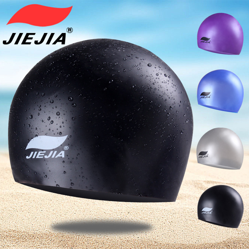 Picture of JIEJIA JIEJIA silicone cap genuine goods adult swimming cap in stock wholesale SC monochrome MC mixed color silicone swimming cap