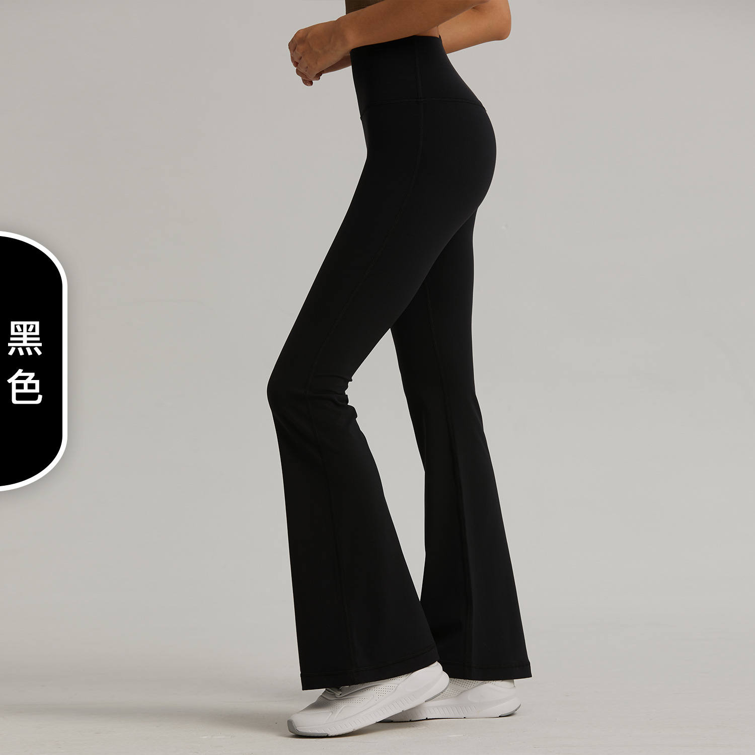 Picture of NUF Lycra Naked Yoga Flared Pants Women's High Waist Hip Lifting Yoga Clothing Fitness Non-T Micro Yoga Pants