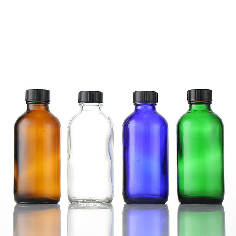 Picture of Boston Glass Bottle Shading Essential Oil Pure Dew Spray Potion Bottle Emulsion Cosmetic Bottles Oral Liquid Bottle