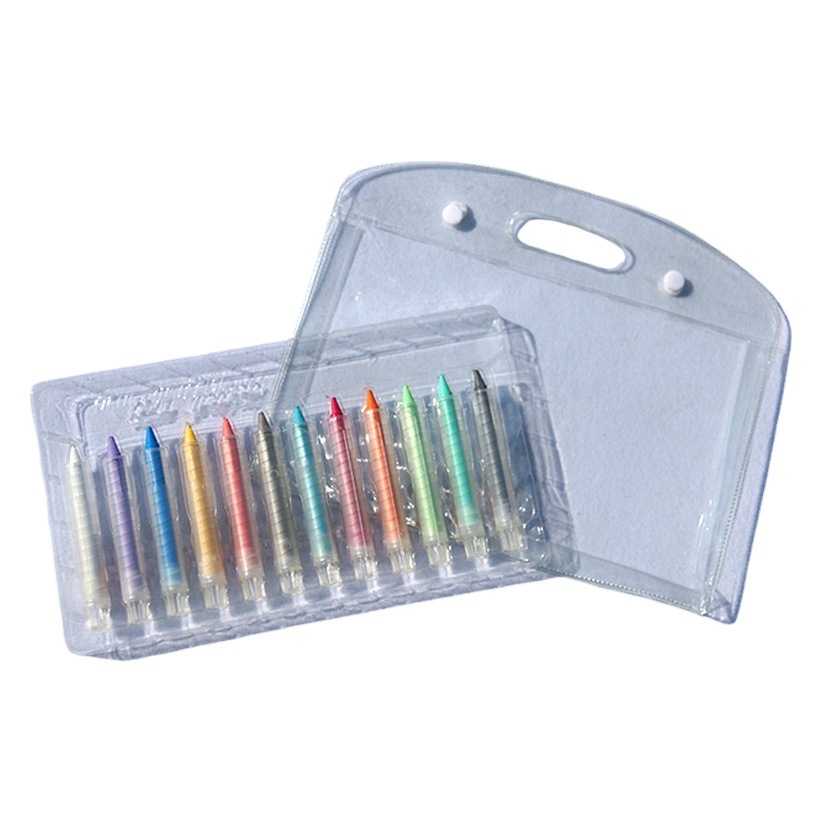 Factory wholesale gray non-tasteless color painting pen set erasable graffiti pen water-soluble dust-free chalk