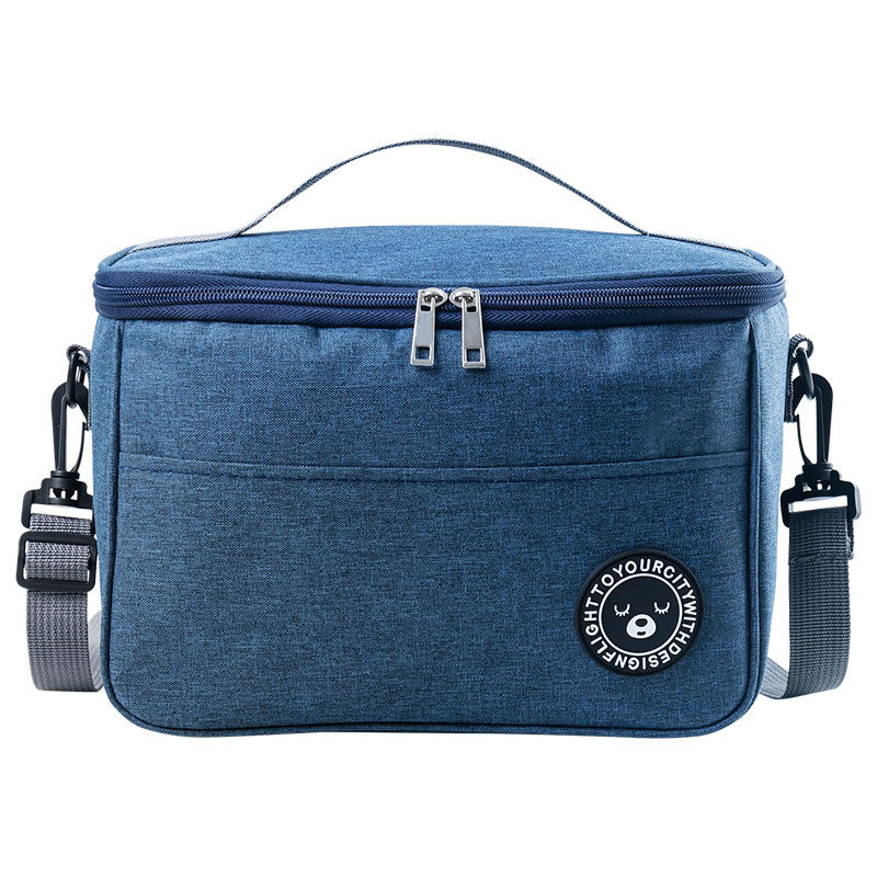 Picture of Lunch Box Handbag Square Insulation Bag Aluminum Foil Thickened Lunch Bag Large Capacity picnic bag for office workers and students with meals