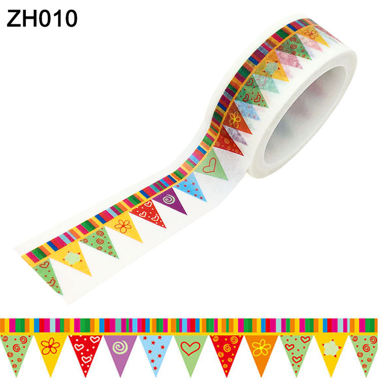 Picture of Manufacturers cross-border a generation of cartoon Christmas festival DIY decorative stationery color hand account stickers and paper tape