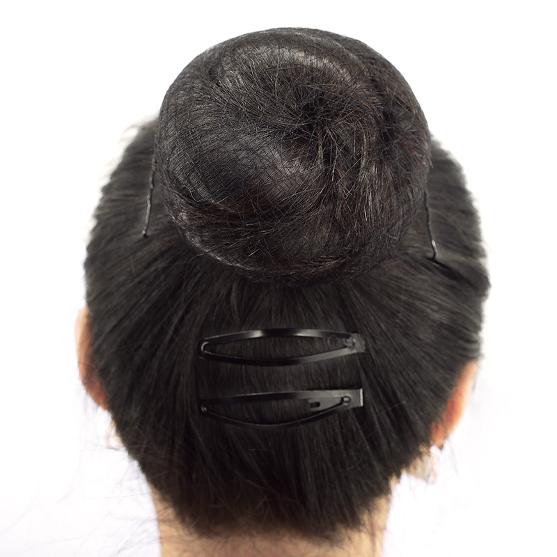 Picture of Children's Ballet Dance examination invisible hair net adult hairpin suit ball head updo hair net pocket hair cover headdress
