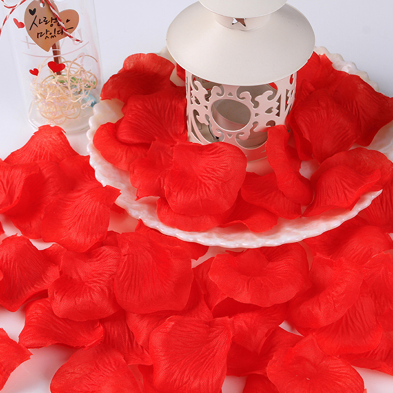 Picture of Artificial rose petals big red proposal confession romantic surprise layout props factory in stock wholesale