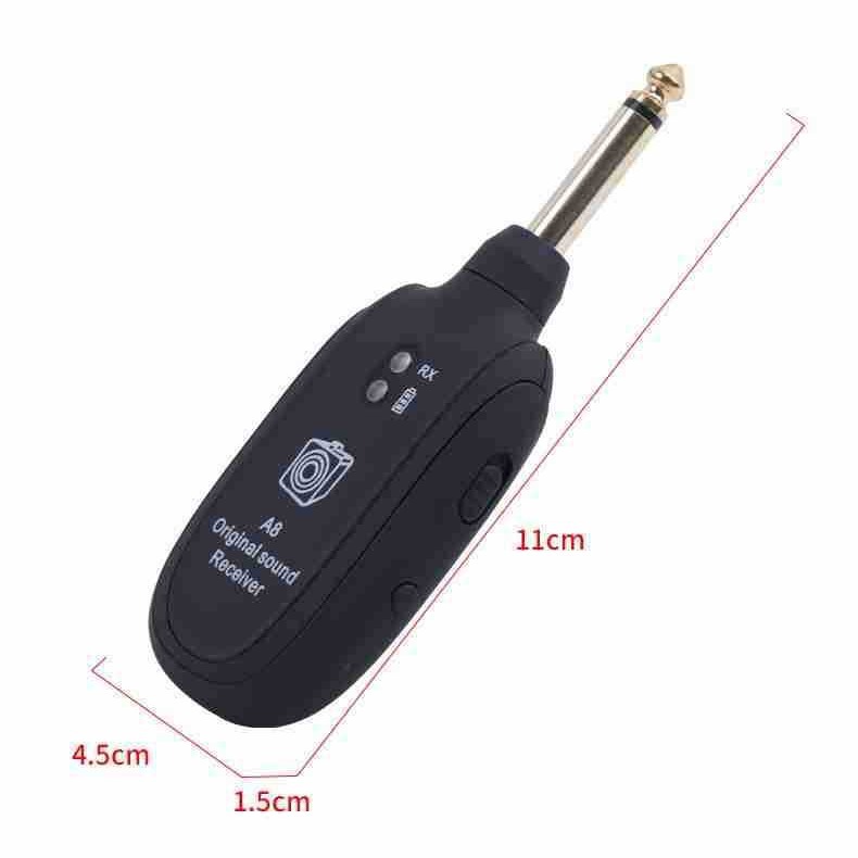 Picture of Factory direct supply A8 guitar pickup wireless transmitter electric guitar pickup electric wind instrument wireless transceiver