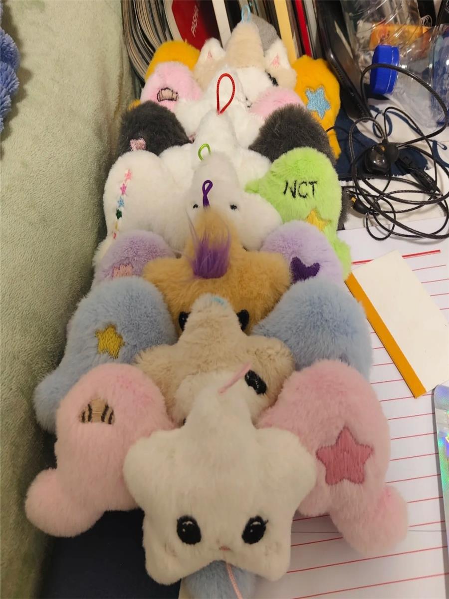 NCT wichu Star Pendant nctwish Key Chain Doll Album Peripheral Plush Doll Schoolbag Gift
