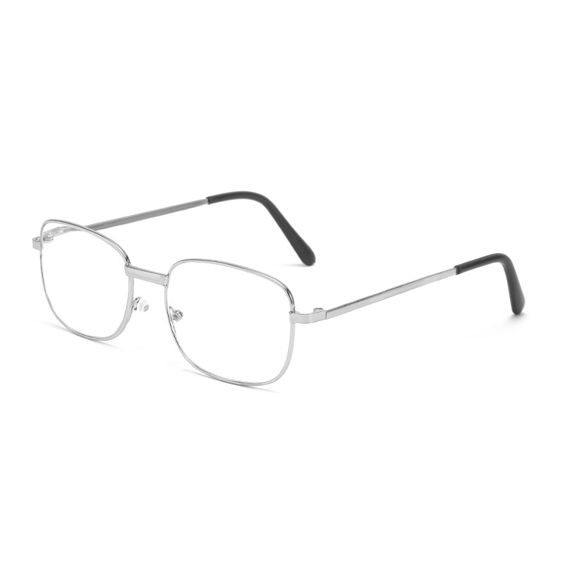 Picture of New special sale metal iron feet reading glasses running rivers and lakes stall full frame clear fashion resin reading glasses wholesale