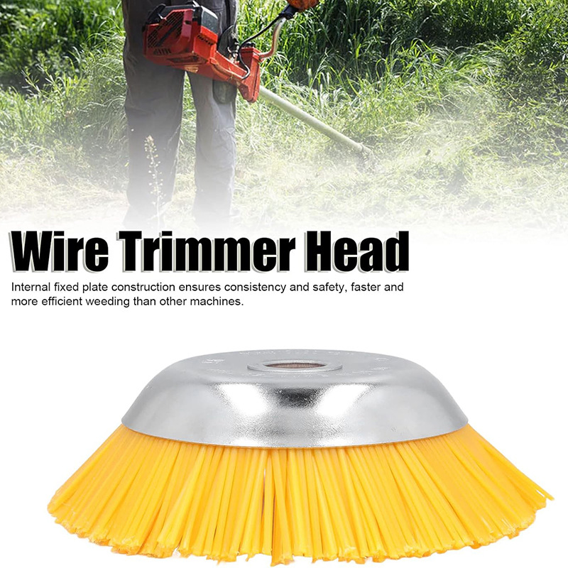 Lawn mower 8 inch nylon wire grass head nylon machine weeding head rust moss weeding tray garden machinery accessories