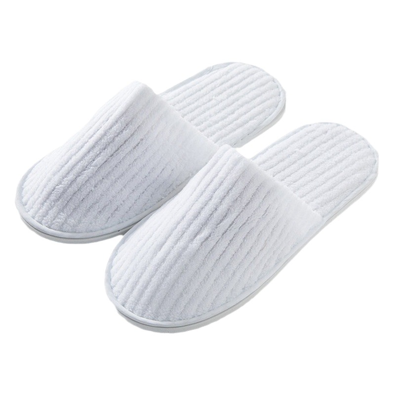 Star Hotel Homestay Hotel Disposable Slippers Four Seasons Thickened Home Non-slip Hospitality Logo Custom Wholesale