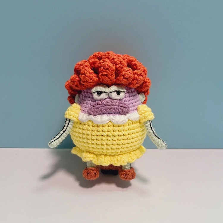 Picture of Yarn crochet Beachburg resident pendant handmade DIY material pack knitting hook doll to pass the time