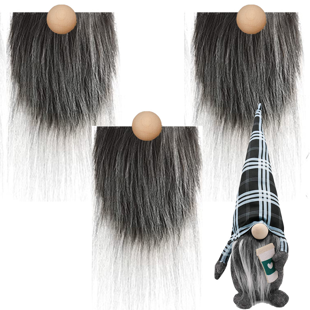 Picture of Cross-Border Gnome Dwarf Beard Artificial Hair Beard Easter Christmas Decoration Handmade DIY Accessories Lace