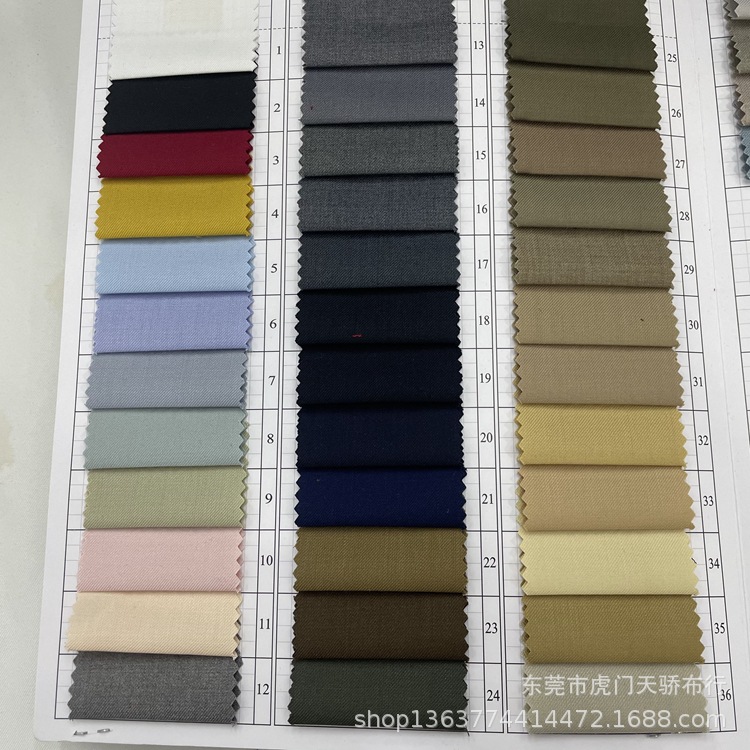 Spot supply woven 260g Serge thin Serge twill casual clothing shoes and hats luggage materials