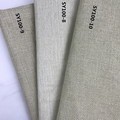 Solid Color Curtain Fabric Linen Curtain Fabric Linen Burlap Direct Sale Bay Window Vintage Blackout Antibacterial Three-Proof Fabric