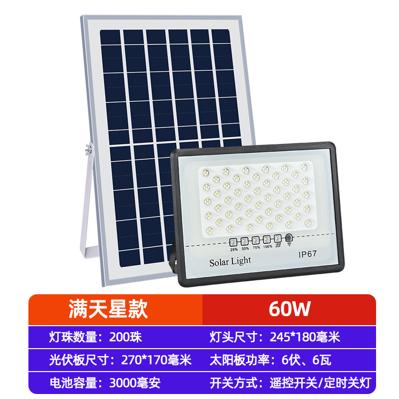 Picture of Pinye solar flood lights, outdoor super bright garden lights, household led, outdoor high-power rural street lights
