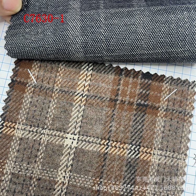 Picture of Ready Supply of Knitted Yarn-Dyed Jacquard Cloth 380g Tr Yarn-Dyed Plaid Retro Style Knitted Yarn-Dyed Plaid Cloth