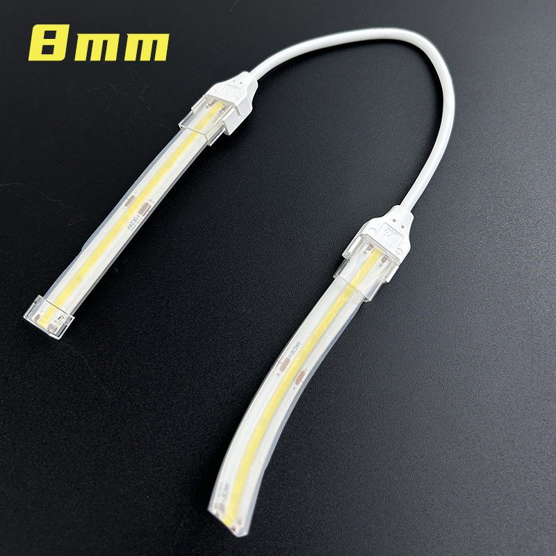 Picture of Led strip welding-free joint waterproof single connection line crystal buckle right angle joint corner connection 2pin