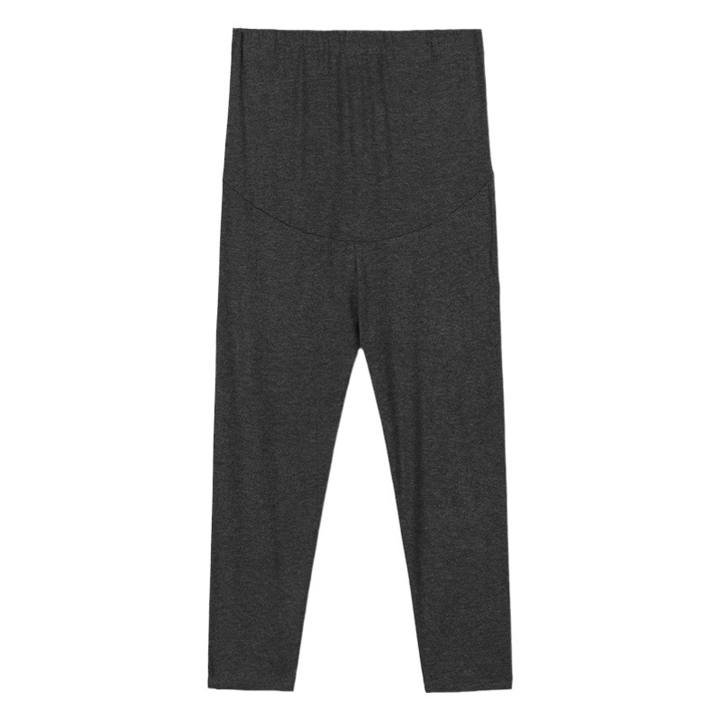 Pregnant women's leggings summer capri pants net red solid color feet pregnant women's summer pants