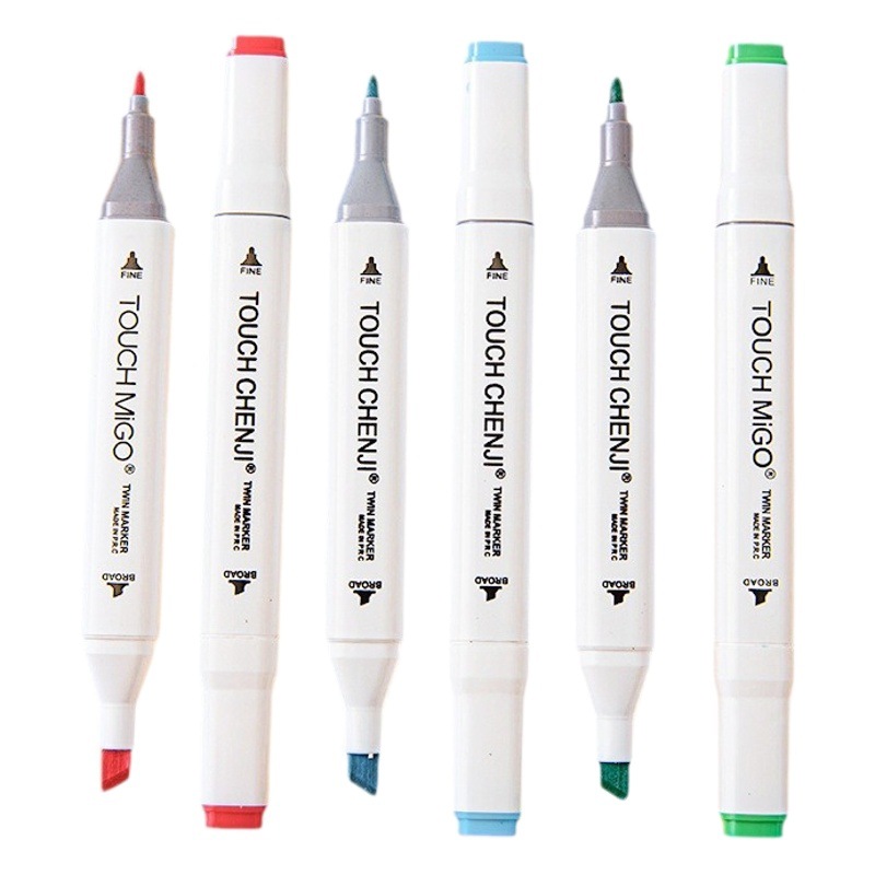 Boxed student special acrylic pigment marker pen suit waterproof opaque watercolor brush can be stacked color 80