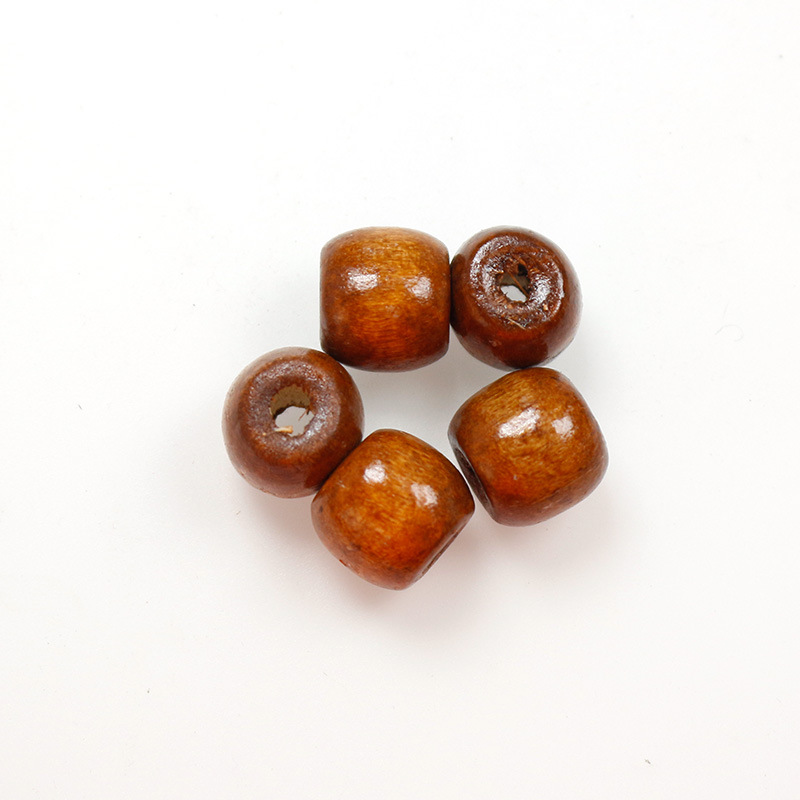 Picture of Maple Loose Beads Beaded Seat Cushion Packaging Clothing Accessories Bundle Flap Pocket Pants Large Hole Wood Beads DIY Handmade Beads