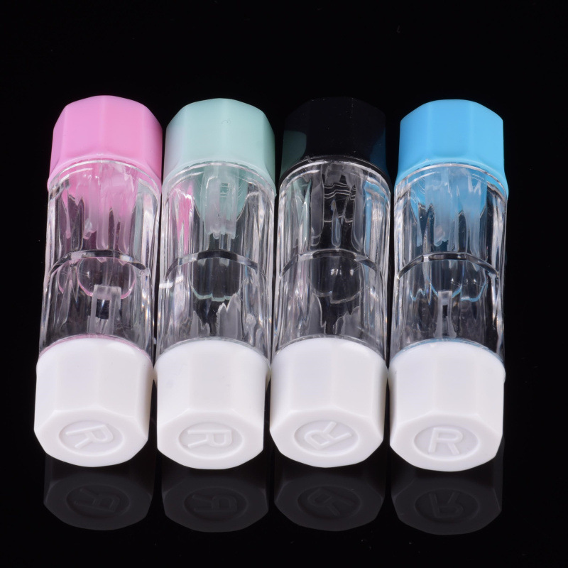 Picture of 170135 Diamond Rigid Glasses Case RGP Contact Lens Case Rigid Lens Case Contact Lens Case Beauty Contact Lens