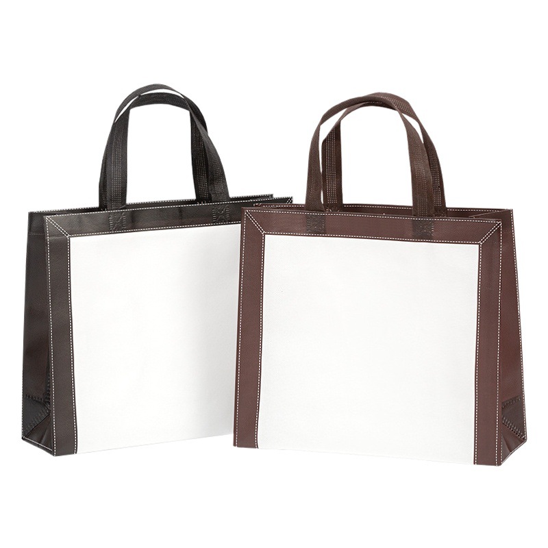 Internet Celebrating Clothing Store Non-woven Bag Customized Non-woven Handbag Advanced Sense Film-coated Gift Bag Advertising Shopping Bag