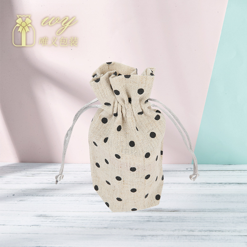 Source Manufacturer Cotton and Linen Square Bottom Cloth Bag Daily Storage Bag Gift Cotton Grain Packaging Bag Custom Logo