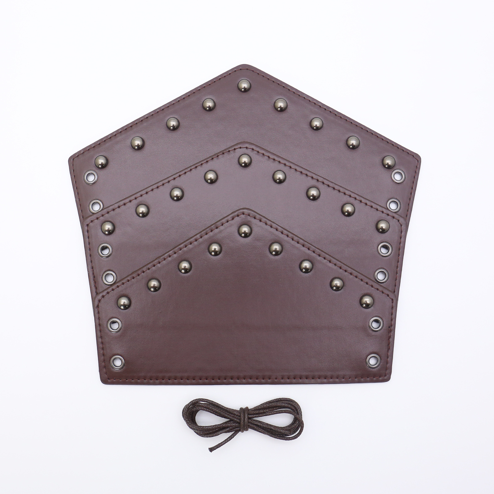 Picture of Cross-border Medieval Men's Leather Bracer Retro Punk Hand Guard Carnival cosplay Costume Accessories Arm Guard