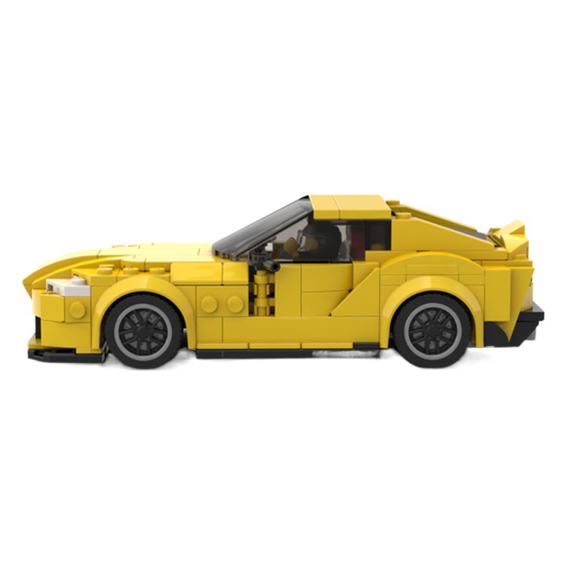 Picture of MOC compatible Lego patchwork toy gift boy model Toyota Supra GR racing sports car
