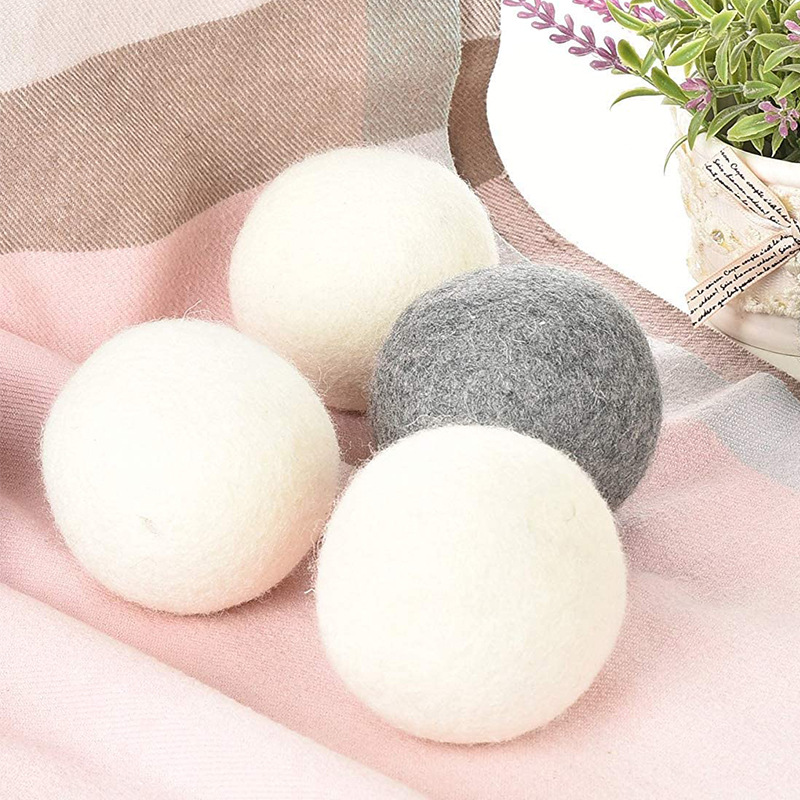 Picture of Felt ball wholesale wool drying Ball 6-7cm clothes in addition to electrostatic laundry ball dryer wool ball drying ball
