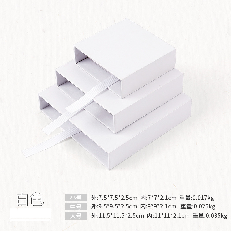 Picture of Anti-Oxidation Jewelry Box Drawer-Type Pe Film Storage Suspension Box Bracelet Box Earrings Bracelet Packaging Jewelry Box