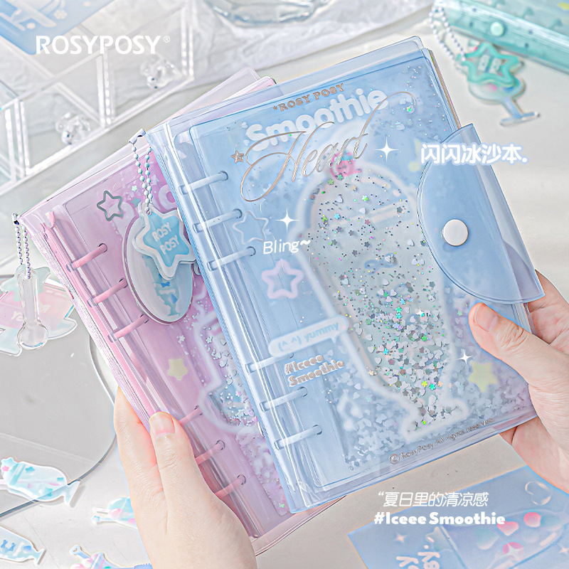 RosyPosy Soft Frosty Series Smoothie Hand Book Summer Ice Cool Notepad Girl's Heart