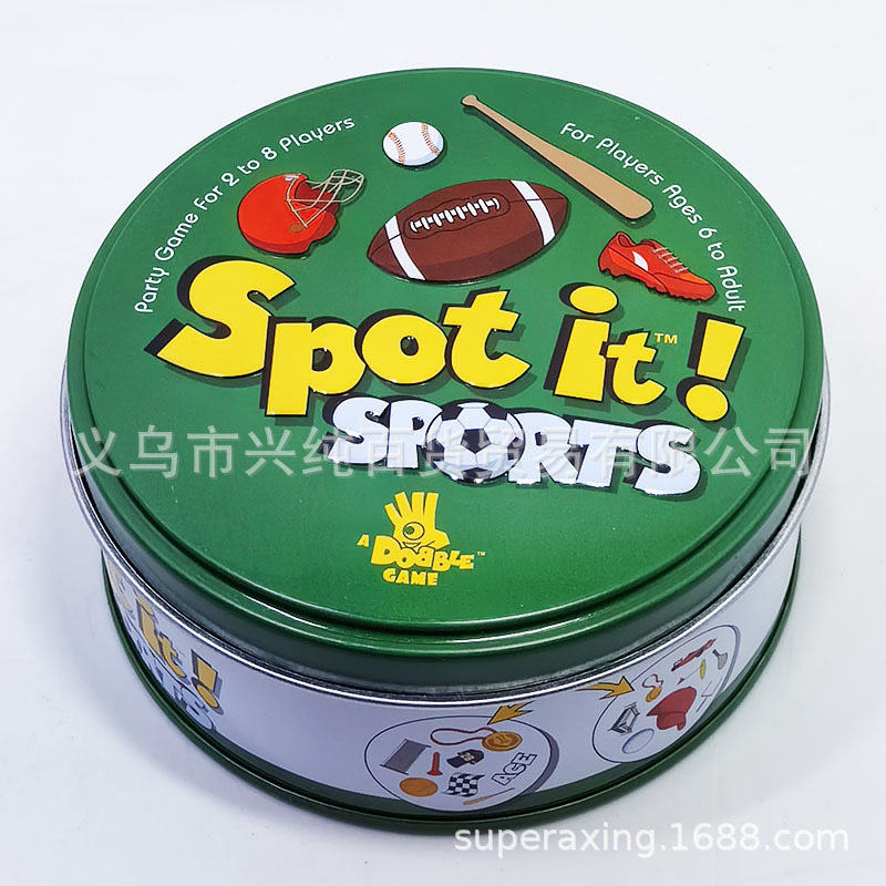 Picture of Direct Sales Hot-Selling Spot It Card Dobble English Board Game Find Your Sister Large Quantity