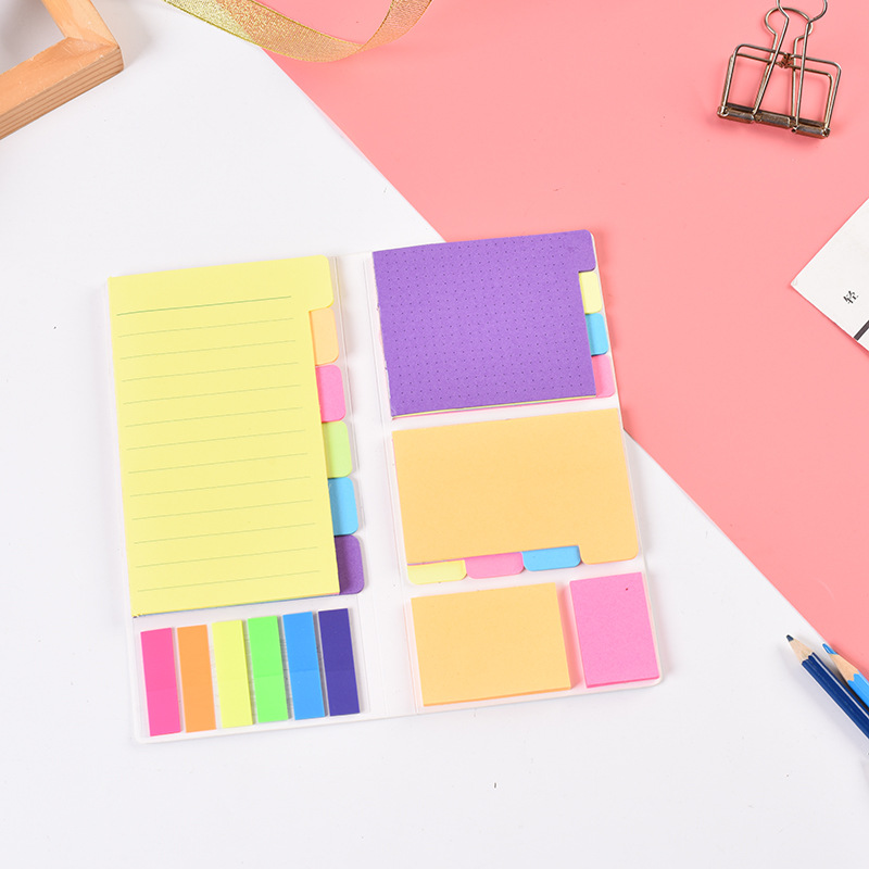 Note Stickers Customized Sticky Notes Combination Set Creative Sticky Notes Cute Student Message Book Note Memo