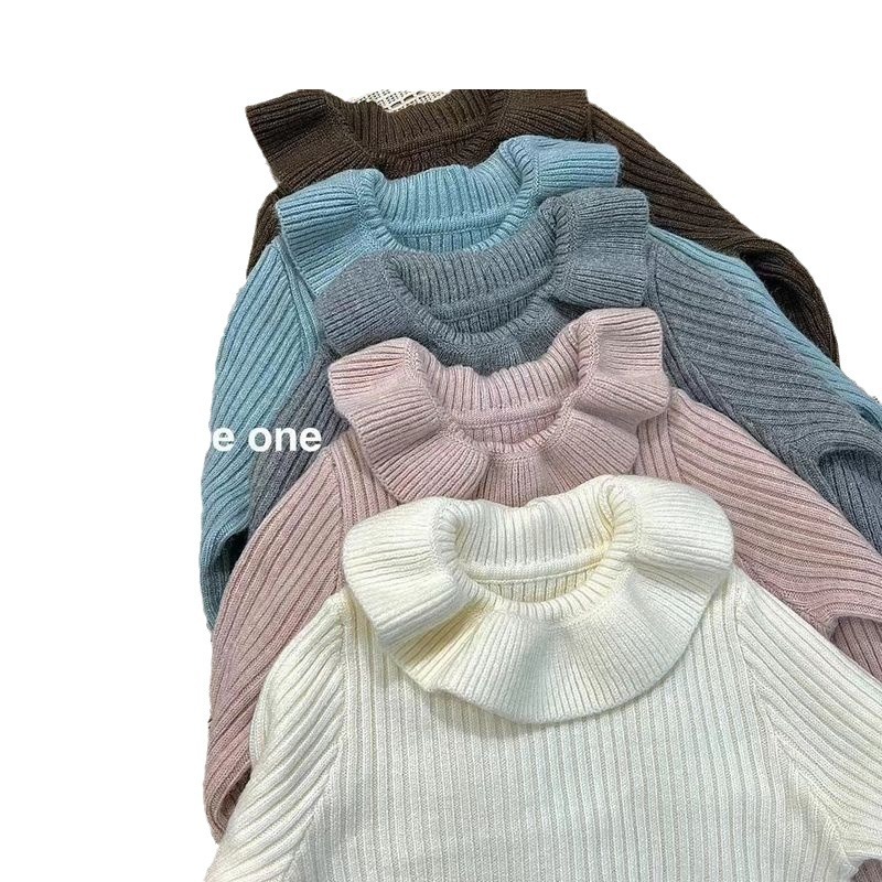 Picture of [in stock super soft glutinous giant Joker autumn and winter women's treasure base knitted lace doll collar sweater white pink
