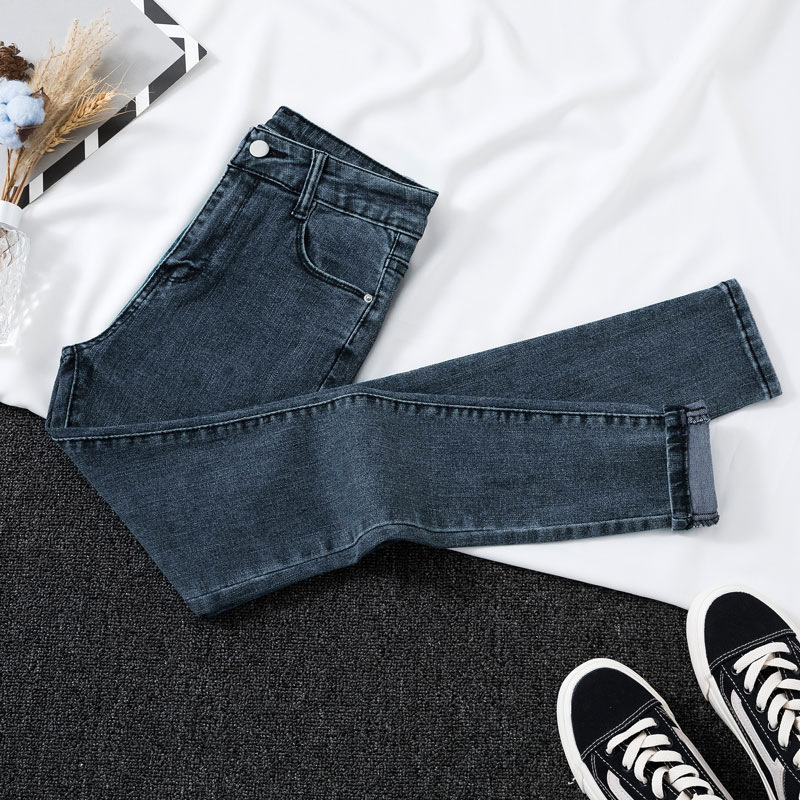 Picture of Daifa Large Size Jeans Women's Autumn and Winter 2022 New High Waist Slimming Stretch Tight Slim Fit Pencil Pants