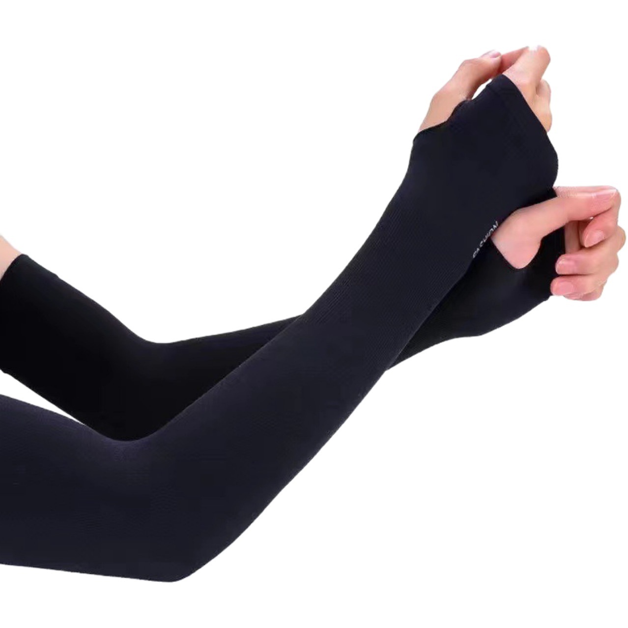 Sports Men and Women's Summer Arm Protector Summer Ice Silk Sunscreen Sleeve Gloves Outdoor Thin Anti-UV Ice Sleeve