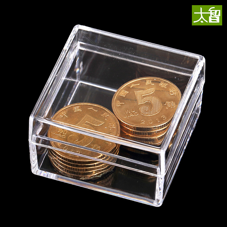 Transparent Plastic Box Collection Box Display Box Storage Box Small Mini Specimen Box PS Box H039
