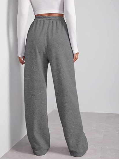 Picture of Cross-border women's clothing foreign trade Amazon wish European and American women's 2024 autumn new casual loose sports pants women